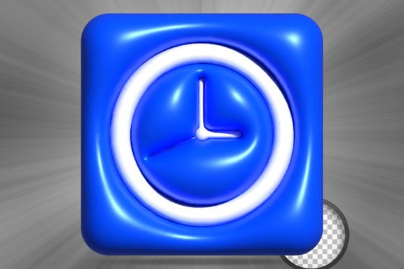 Elevating Digital Aesthetics: The Strategic Value of the Circle Clock Icon Simple 3D Render