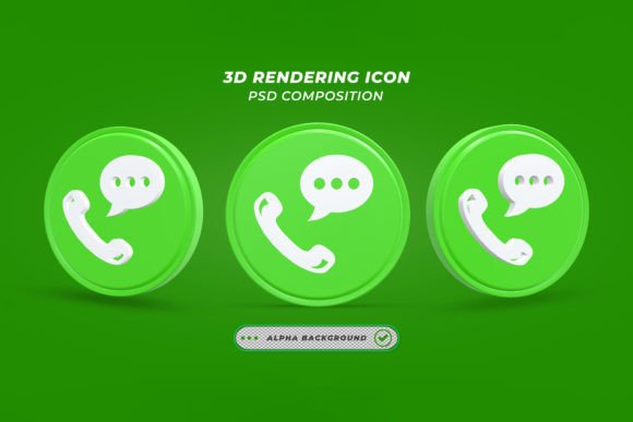 Enhancing Digital Communication with a High-Resolution 3D Render Message Icon