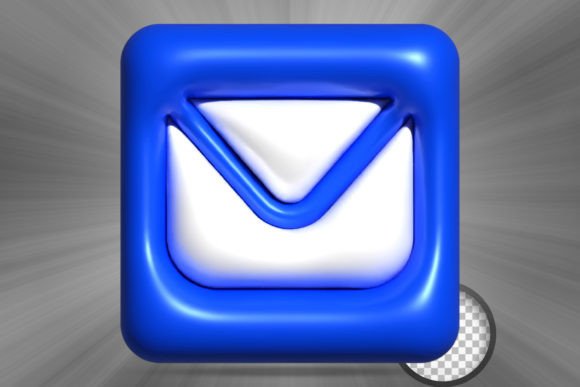 Enhancing Digital Communication with the 3d Blue Closed Mail Envelope Icon