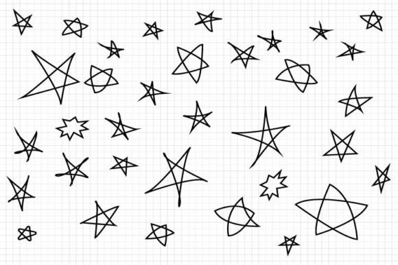 Hand Drawn Stars Collection