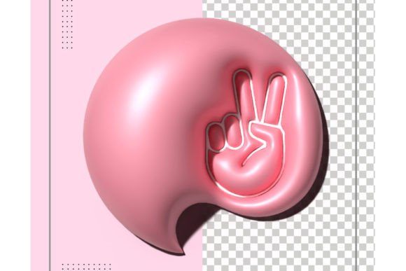 Mastering the Victory Sign Icon in 3D Rendering: A Guide to High-Quality Digital Assets