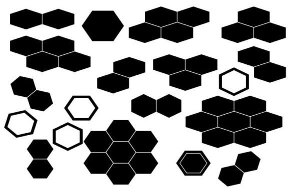 Mastering Visual Identity with the Honeycomb Hexagon Collection
