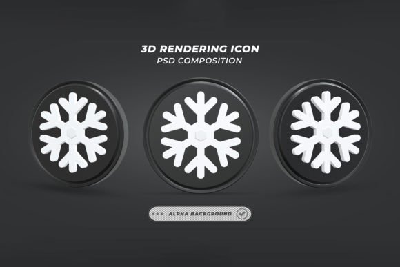 Mastering Winter Visuals with High-Resolution 3D Render Snow Icon Assets