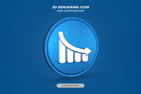 Why a 3D Render Business Graph Icon Is the Visual Upgrade Your Brand Needs